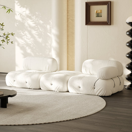 Hiksnra 3 Piece Sectional Sofa | Compression Sofa in Box
